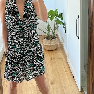 Collective Concepts pocketed and tie mini dress Small